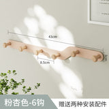 Japanese Style Door Rear Hook Clothes Coat Hat Towel Hanger Door Back Wall Mounted Hooks Kitchen Bathroom Organizer Holder Rack