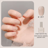 12ml Jelly Gel Nail Polish Semi Permanent Top Coat Soak Off UV LED Gel Art Nail Varnish Manicure Long Lasting Nail Gel