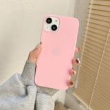 Light and thin feel good Silicone Case For iPhone 13 12 14 Pro Plus XS MAX XR X 7 8 Diy Cases For Apple Full Cover