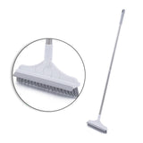 Floor Cleaning Brush Long Handle Scrubber Scraper Brush Adjustable Detachable Stiff Bristles Gap Brush Household  Cleaning Tools