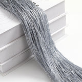 100x200CM Living Room String Curtain Shiny Tassel Silver Line  Solid Color Window Home Door Divider Curtain