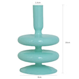 Taper Candle Holders Glass Candlesticks for Home Wedding Table Decoration Glass Vase Table Bookshelf Candles Stand