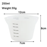 Silicone Measuring Cup With Clear Scale Food Grade Durable Non-stick DIY Cake Epoxy Resin Jewelry Making Kitchen Baking Tools