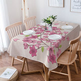 Waterproof TableCloth Rectangular Tablecloth for Wedding Party Hotel Table Cover with Plum Patterns Creative Tablecloth Manteles
