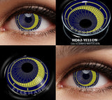 Color Contact Lenses For Eyes 2pcs Anime Cosplay Colored Lenses Blue Purple Halloween Lenses Contact Lens Beauty Makeup