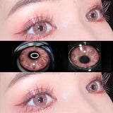 Color Contact Lenses For Eyes 2pcs Natural Colored Lens Blue Pink Beauty Contact Lenses Eye Yearly Cosmetic Color Lens