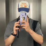 Cool Cat Sunglasses Phone Cases for IPhone 7 8 11 12 13 14 Pro Max X XS XR SE Transparent Soft Shell INS Cute Punk Y2K