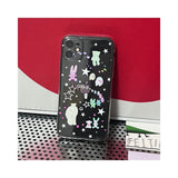 Korean Cartoon Star Phone Case Cute for IPhone 14 13 11 12 Pro XS Max X XR 7 8 IPhone Case Ins Style Transparent  Phone Case