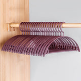 10PCS Retro Wide-Shoulder Non-Slip Hanger Closet Organizer Hangers For Clothes Organizer Drying Rack for Coat Wardrobe Storage