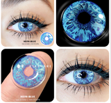 2pcs Colored Contact Lenses For Eyes Cosplay Colored Lenses Blue Contact Lens Yearly Beautiful Pupil Eyes Contact Lens