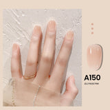 7.3ml Jelly Gel Nail Polish Transparent Nude Manicure Top Coat SemiPermanent Polish Soak Off UV LED Gel Art Nail Varnish