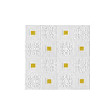 1Pcs 70cmx70cm 3D Tile Brick Wall Sticker Self-adhesive Foam Panel Wallpaper Bed Room Home Decoration Waterproof