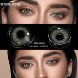 Colored Contact Lenses For Eyes 1pair Brown EyeContacts Lense Yearly Use Beauty Makeup Blue Color Contact Lenses