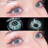 Color Contact Lenses For Eyes 2pcs Natural Colored Lens Blue Pink Beauty Contact Lenses Eye Yearly Cosmetic Color Lens