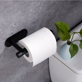 Adhesive Punch-free Toilet Roll Paper Towel Holder Organizer Wall Mount Storage Kitchen Bathroom No Drill Tissue Dispenser