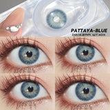 Myopia Color Contact Lens Degree 2Pcs Prescription Lenses for Eyes Natural Cosmetic Diopters Yearly Contact Lens