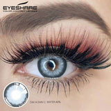 Natural Color Lens Eyes 2pcs Color Contact Lenses For Eye Blue Beauty Contact Lenses Eye Yearly Cosmetic Color Lens