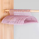10PCS Retro Wide-Shoulder Non-Slip Hanger Closet Organizer Hangers For Clothes Organizer Drying Rack for Coat Wardrobe Storage