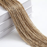 100x200CM Living Room String Curtain Shiny Tassel Silver Line  Solid Color Window Home Door Divider Curtain