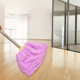 Multi Function Coral Velvet Broom Cover Cloth Floor Mop with Reusable Microfiber Absorbent Mop Household Cleaning Accessories