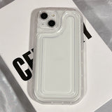 Simple And Transparent Airbag Materials Phone Case For iphone14 13 12 11ProMax X XR XSMAX 78Plus TPU Fall Prevention Case Cover