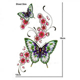 Waterproof Temporary Tattoo Sticker Small Butterfly Body Art Fake Tattoo Flash Tattoo Clavicle Female
