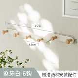 Japanese Style Door Rear Hook Clothes Coat Hat Towel Hanger Door Back Wall Mounted Hooks Kitchen Bathroom Organizer Holder Rack