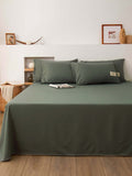 Cotton Bed Sheet Cover Solid Twin Size Bed Sheets Beds Fabric Single Double Sheet Home Sheets for Bed Flat Bed Sheet