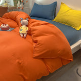 Bedding Set  2 Bedrooms Sheet Duvet Cover Linens Bedspread Euro Nordic 150 Beds for Girls King Size Luxury Pillowcase Cute Bed