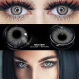 Natural Color Lens Eyes 2pcs Yearly Color Contact Lenses For Eyes Beauty Cosmetic Color Lens Eyes