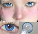 Color Contact Lenses with Diopters Color Lens Korea Big Eyes Natural Colored Eye Lenses Black Brown Fog Pearl