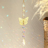 Crystal Sun and Moon Crystals Prism Rainbow Sun Catcher Garden Decoration Hanging Sundrop Window Patio Ornament