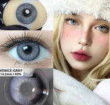 1Pair New Color Contact Lenses for Eyes Natural Brown Eyes Contacts Lenses Yearly Fashion Blue Eyes Lens Colored Lens