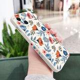 Blue Garden Phone Case For iPhone 13 12 11 Pro Max Mini X XR XS MAX SE8 7 Plus 6 6S Plus Cover