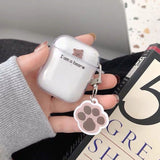 Cute Fresh Flower Earphone Case For AirPods 1 2 Pro Case Transparent TPU Air pods 3 Bluetooth Earphone Charging Box With Keyring