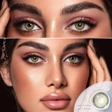 Colored Contact Lenses For Eyes 1pair Brown EyeContacts Lense Yearly Use Beauty Makeup Blue Color Contact Lenses
