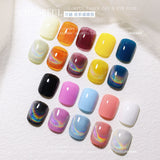 Laser Rainbow Cat Eye Gel Magnetic Nails Polish Reflective Sparkling Glitter Gel Can Be Use on Any Color Nail Accesorios