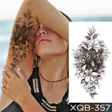Waterproof Temporary Tattoo Sticker I Love You Flash Tattoos Lip Print Butterfly Flowers Body Art Arm Fake Sleeve Tatoo Women