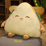 Simulation Food Sandwich Cake Plush Toy Cute Bread Stuffed Doll Soft Nap Sleep Pillow Sofa Bed Cushion Creative Birthday Gift