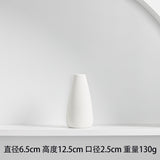 Ceramic Vase Plain Embryo Nordic Handicrafts Desk Decoration Home Decoration Dried Flowers Small Flower Inserts