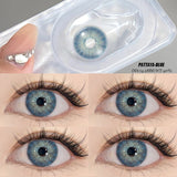 1 Pair Myopia PATTAYA Colored Contact Lenses for Eyes Brown Lens Blue Eye Lenses With Diopters Prescription Fashion Lenses