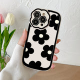 Flower Lens Protect Cases For iPhone 11 12 13 14 Pro Max Phone Case iPhone11 Fundas iPhone14 Plus 11Pro Promax Soft Back Cover