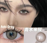 Color Contact Lenses with Diopters Color Lens Korea Big Eyes Natural Colored Eye Lenses Black Brown Fog Pearl