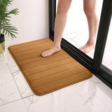 Cobblestone Embossed Absorbent Bath Mat Thicken Non-slip Mat Damp-proof Soft Foot Pad Shower Room Doormat  Memory Foam Pad