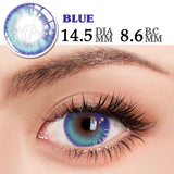 1 Pair Cosmetic Color Lens Korea Cosplay Big Eyes Contact Lens Diameter Large Pink Lens