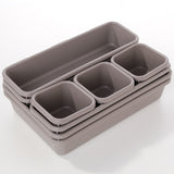 8pcs Household Drawer Organizers Dustproof Desk Stationery Storage Box Women Makeup Organizer for Kitchen Bathroom accessories