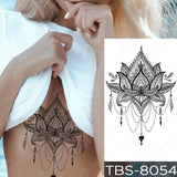Waterproof Temporary Tattoo Sticker I Love You Flash Tattoos Lip Print Butterfly Flowers Body Art Arm Fake Sleeve Tatoo Women