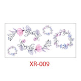 3D Butterfly Tattoos Sticker for Women Temporary Body Art Tattoo Sticker Rose Flower Feather Tattoo lady Waterproof Fake Tatoo