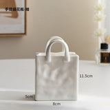 Nordic Portable Vase Ceramic Flower Vase Modern Home Decor Accessories Living Room Decoration Garden Bedroom Ornaments