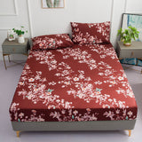 Hot Sale Single Fitted Sheet Mattress Cover With All-around Elastic Rubber Band Bed Cover Polyester Bed Sheet（No Pillow cases）